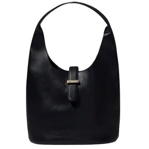 SIMKHAI Khai Leather Hobo Shoulder Bag Black leather Gold hardware NWT
